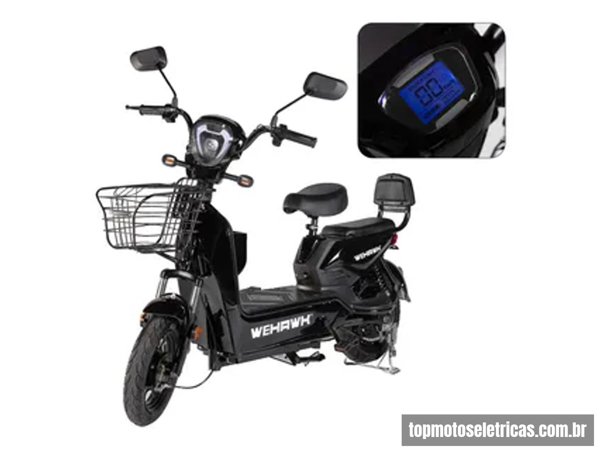 Bicicleta Elétrica Scooter 500W WeHawk Basket WX-03