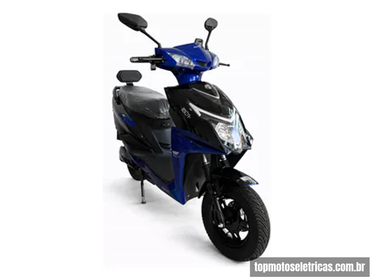 Moto Scooter Elétrica Jet em ambiente urbano