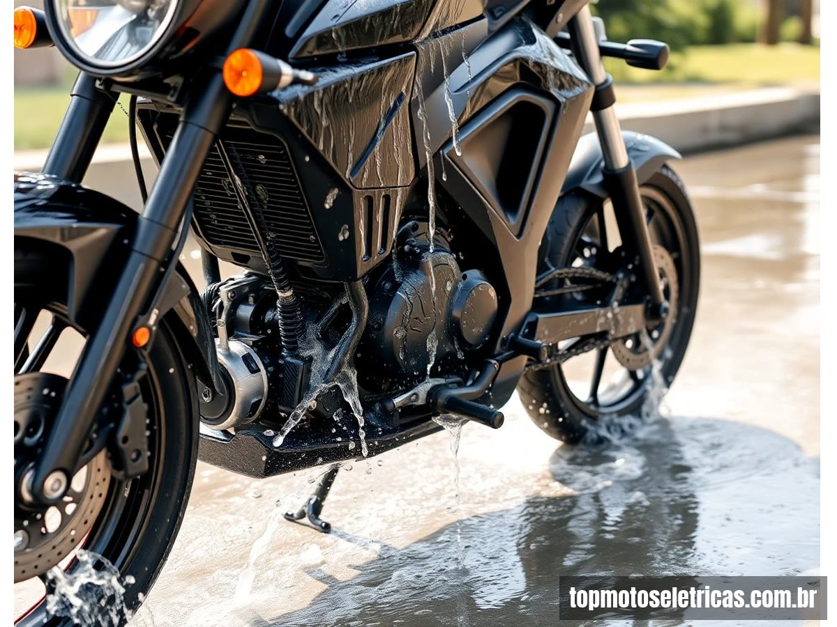 Pode Lavar Moto Elétrica com Mangueira ou Lavadora de Alta Pressão?